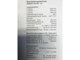 Fresatrice Wemas VZG 65-5A-6